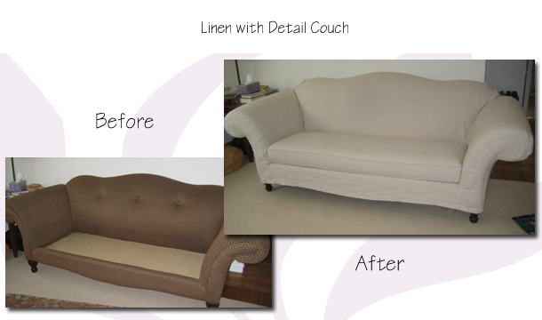 Linen with Detail Couch